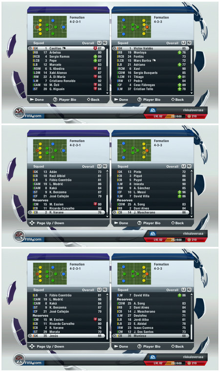 FIFA13实机数值:巴萨VS皇马 - 虎扑足球新声