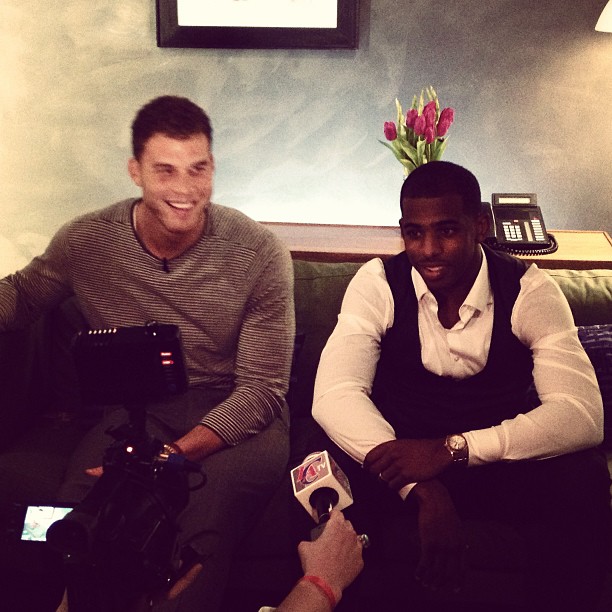 我和好兄弟克里斯-保罗。.