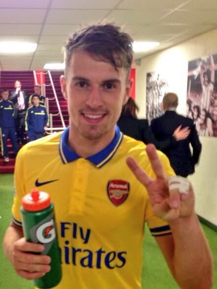 @阿隆 拉姆塞  秀给我们看在今天.