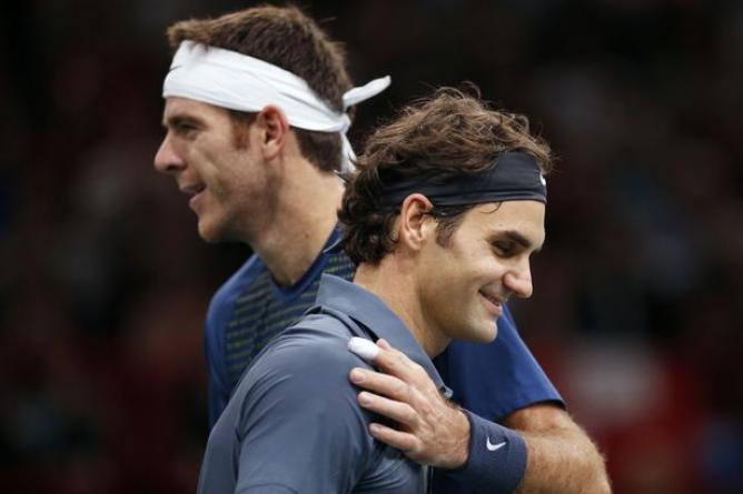 费德勒坦言巴黎赛战胜德尔波特罗是个关键点_