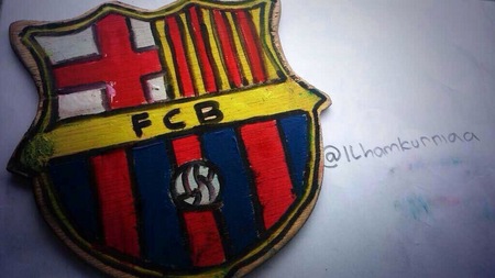 图片:手工巴萨队徽[by @i.