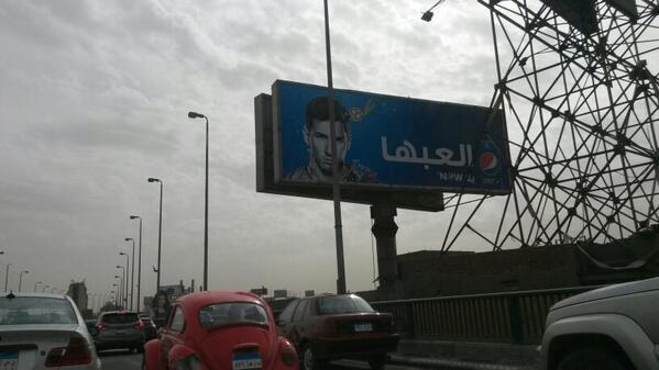 图片:梅西在开罗,埃及[via.