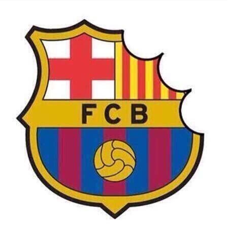 巴塞罗那的新队徽。.