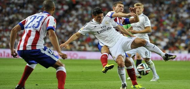 西超杯首回合:J罗建功皇马1-1马竞