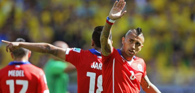 智利公布国家队最新名单:桑切斯比达尔领衔_虎