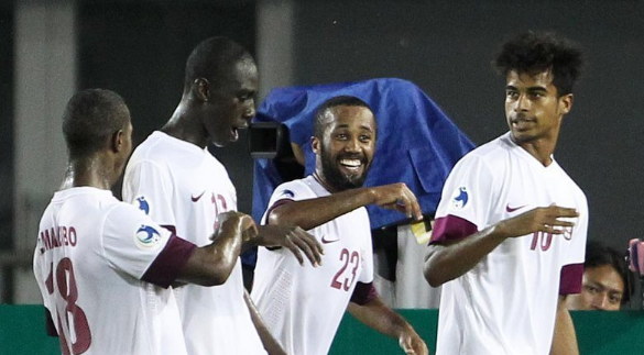 神奇替补登场11秒绝杀,卡塔尔折桂亚青赛_虎扑