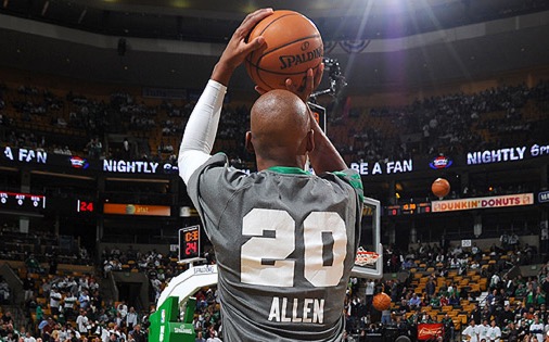 雷-阿伦,听说你最擅长投篮?.