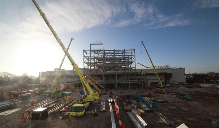 安菲尔德球场开始新看台建设