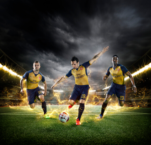 PUMA发布阿森纳新赛季客场球衣_虎扑其他新