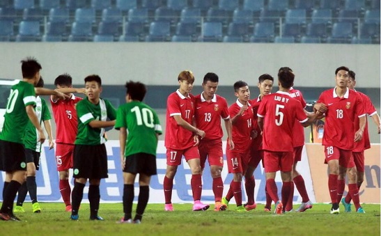 亚青赛:火力全开!中国国青7-0中国澳门_虎扑中