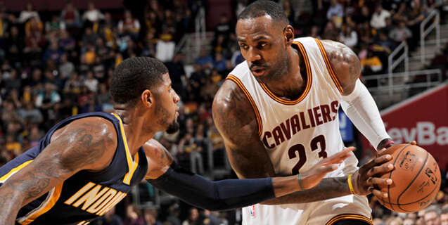 乔治:没人能让詹姆斯得分不上双_虎扑NBA新声