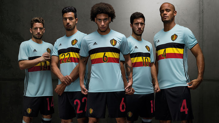 比利时国家队发布新款客场球衣