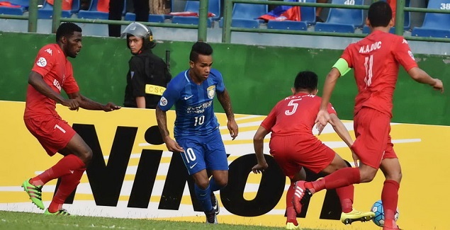 亚冠:吉翔破门, 苏宁1-1 闷平10人 平阳 _虎扑中国