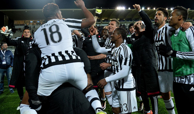 尤文距离意甲五连冠仅差1分