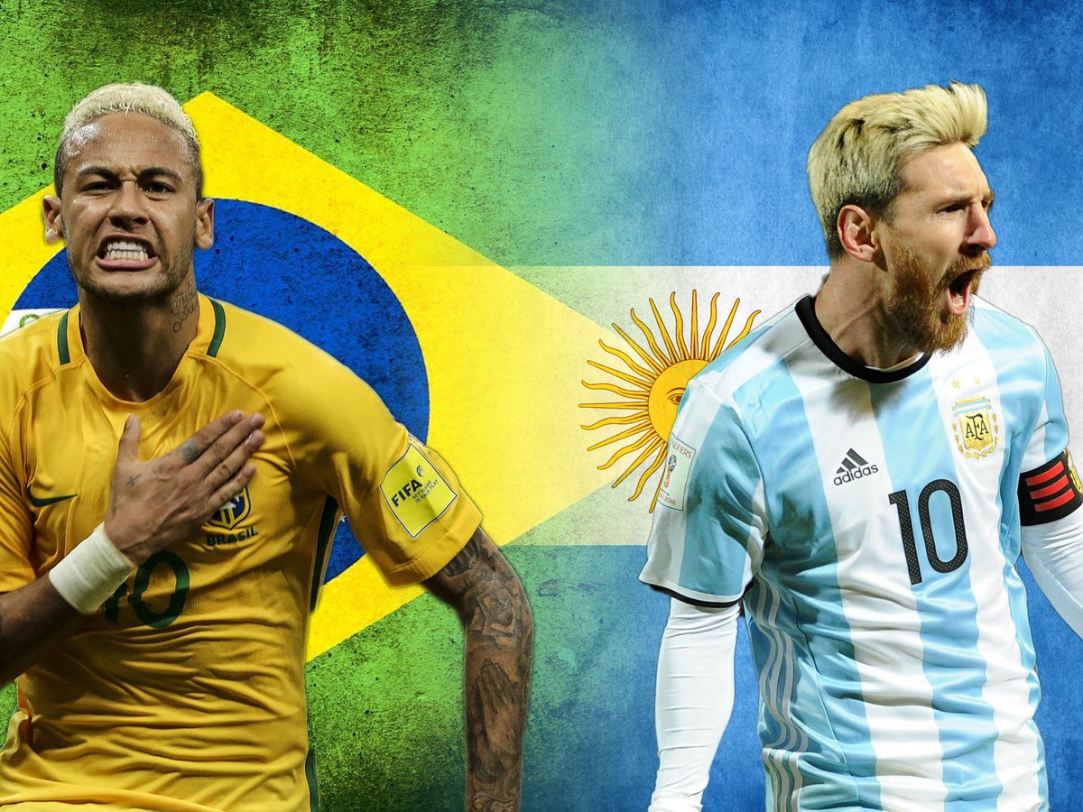 巴西vs阿根廷首发:内马尔大战梅西_虎扑国际足