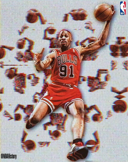 nba官方祝丹尼斯-罗德曼57岁生日快乐