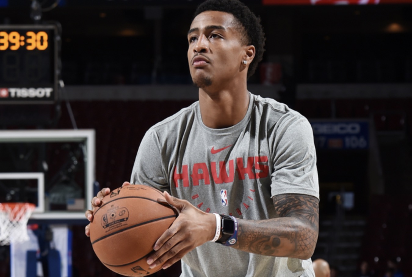 约翰-科林斯已开始投篮训练,预计下周参加球队训练