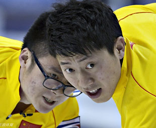 冰壶世锦赛中国男队负美国一日双败