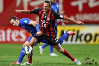 damjanovic scored his fifth goal of the afc champions league cam