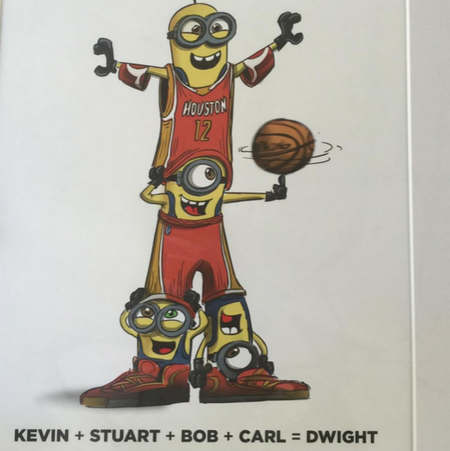 [流言板]霍华德:4个小黄人等于一个我