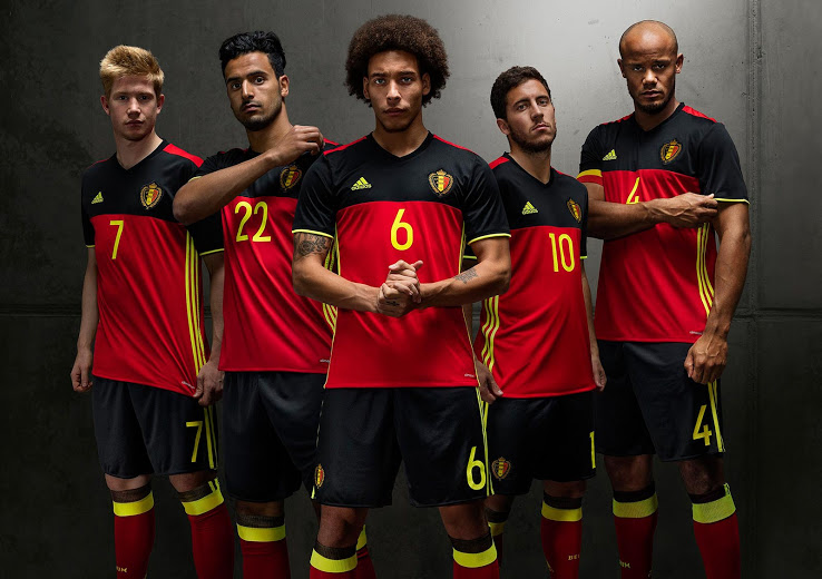 比利时国家队发布新主场球衣_虎扑国际足球新