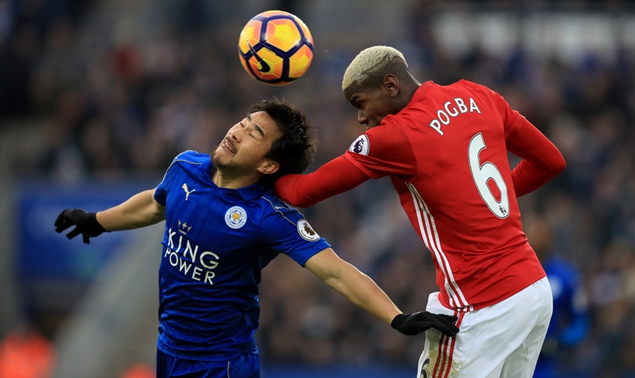 半场:伊布破门,曼联2-0莱斯特城