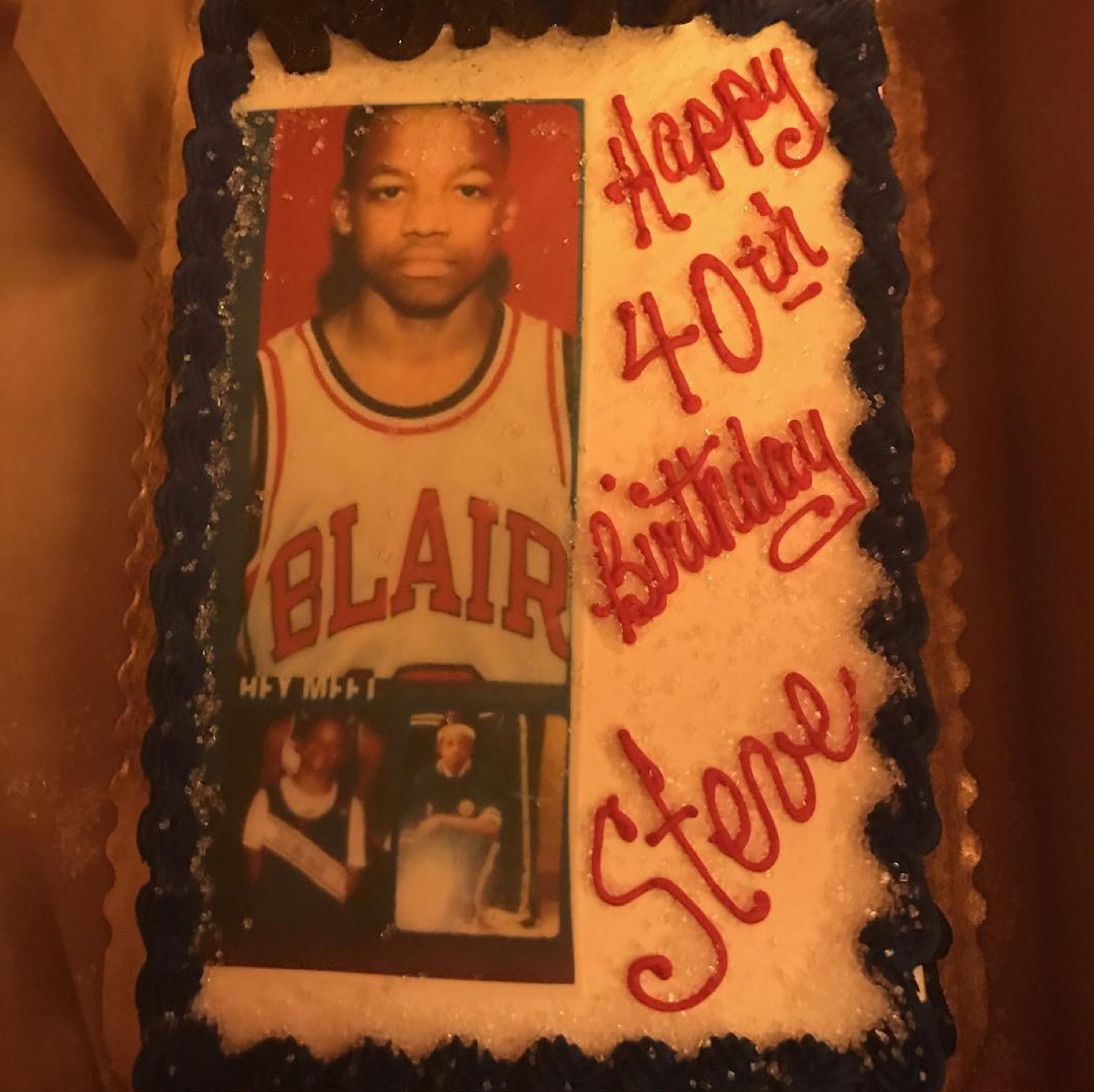 弗朗西斯晒自己40岁生日蛋糕_虎扑NBA新闻