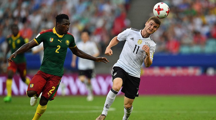 莱比锡前锋维尔纳当选德国喀麦隆之战最佳球员