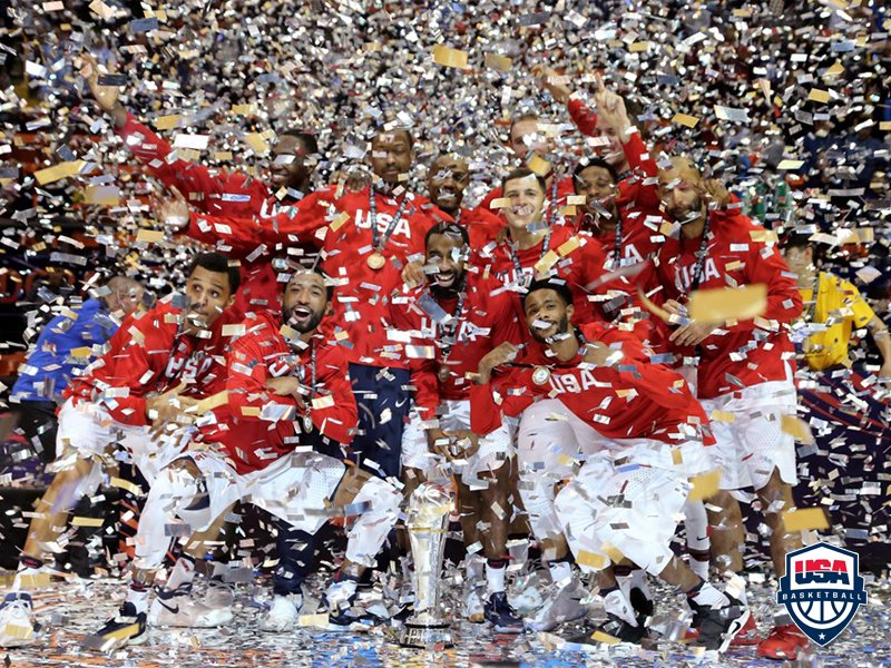 美国篮球官方庆祝美洲杯夺冠:没有比这更好的