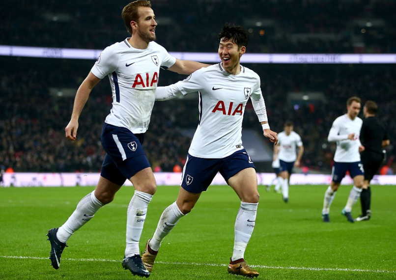 孙兴慜传射凯恩梅开二度，热刺4-0埃弗顿