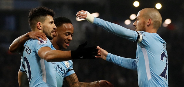 阿圭罗戴帽萨内个人秀助攻，曼城3-1纽卡