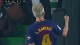 GIF：拉基蒂奇破门！巴萨1-0领先