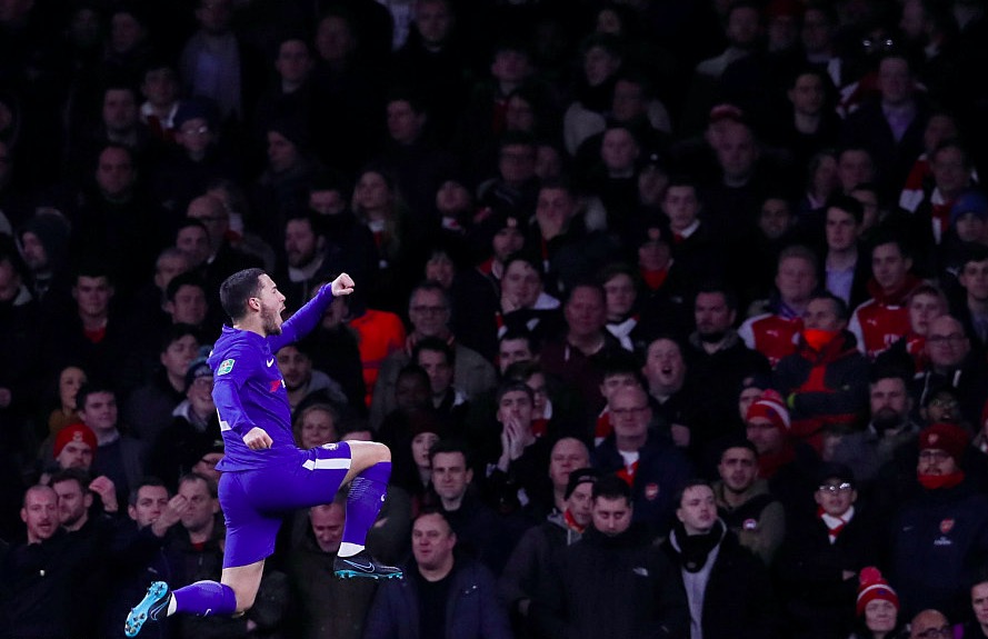 GIF：梦幻开局！佩德罗助攻阿扎尔单刀破门