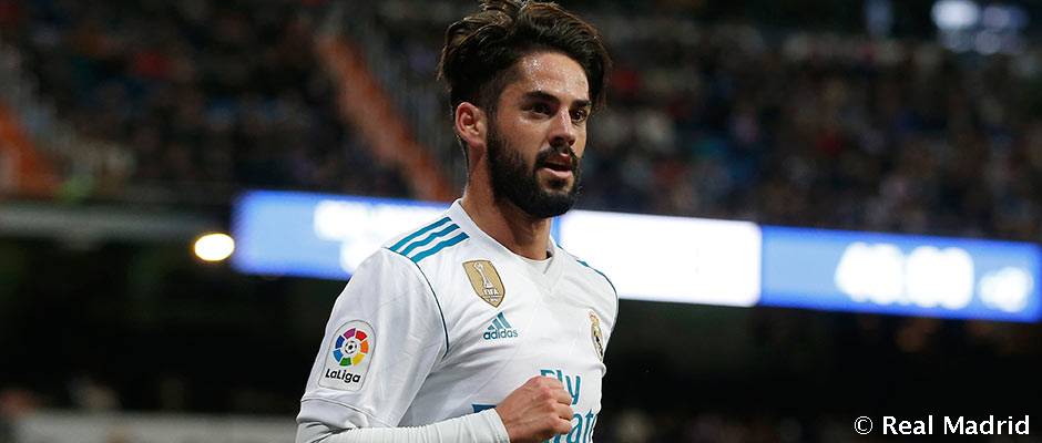 官方：伊斯科左臀部拉伤，预计休战1周