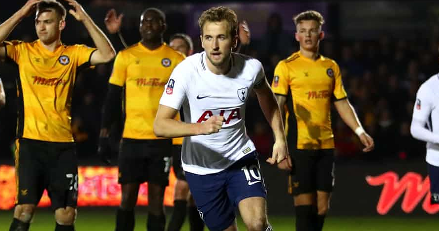 足总杯：凯恩破门阿里失读秒绝杀，热刺客场1-1英乙队将重赛