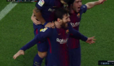 GIF：梅西直接任意球破门！巴萨2-1反超