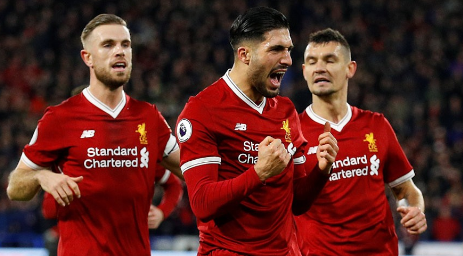 詹破门+造点菲尔米诺萨拉赫建功，利物浦客场3-0哈镇