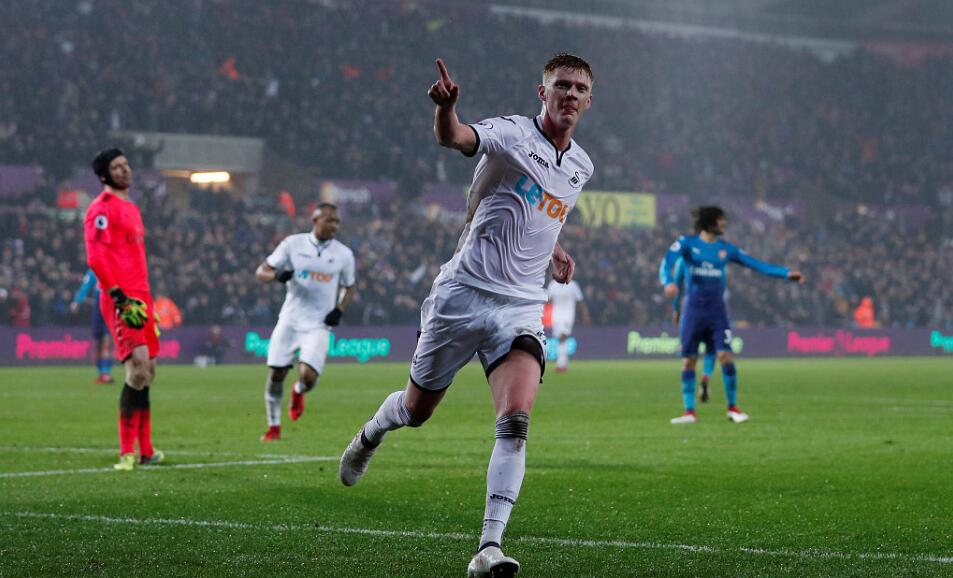 GIF：克鲁萨斯建功，斯旺西1-1<a href=https://www.310bf.com/tags-%E9%98%BF%E6%A3%AE%E7%BA%B3-0.html target=_blank class=infotextkey>阿森纳</a>