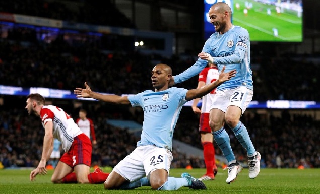 德布劳内传射席尔瓦伤退，曼城3-0西布罗姆维奇