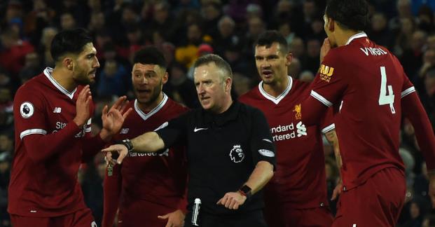 天空体育：利物浦热刺之战裁判将继续执法