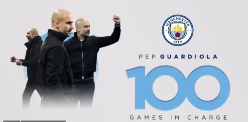 里程碑！瓜迪奥拉执教曼城百场胜率71%