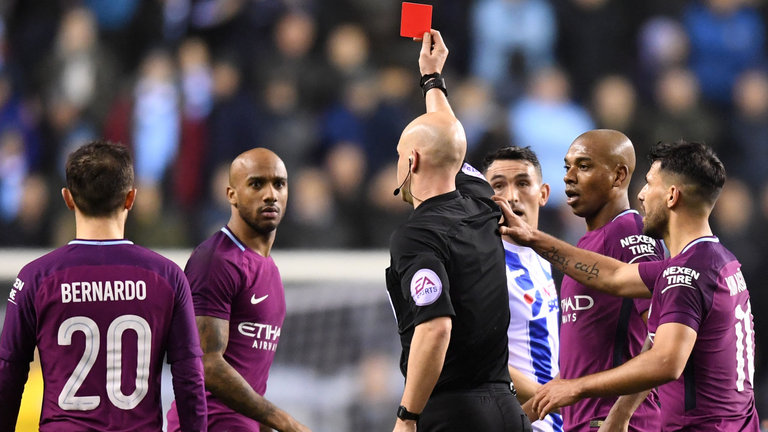 官方：曼城因足总杯比赛未能控制好球员被罚款5万镑