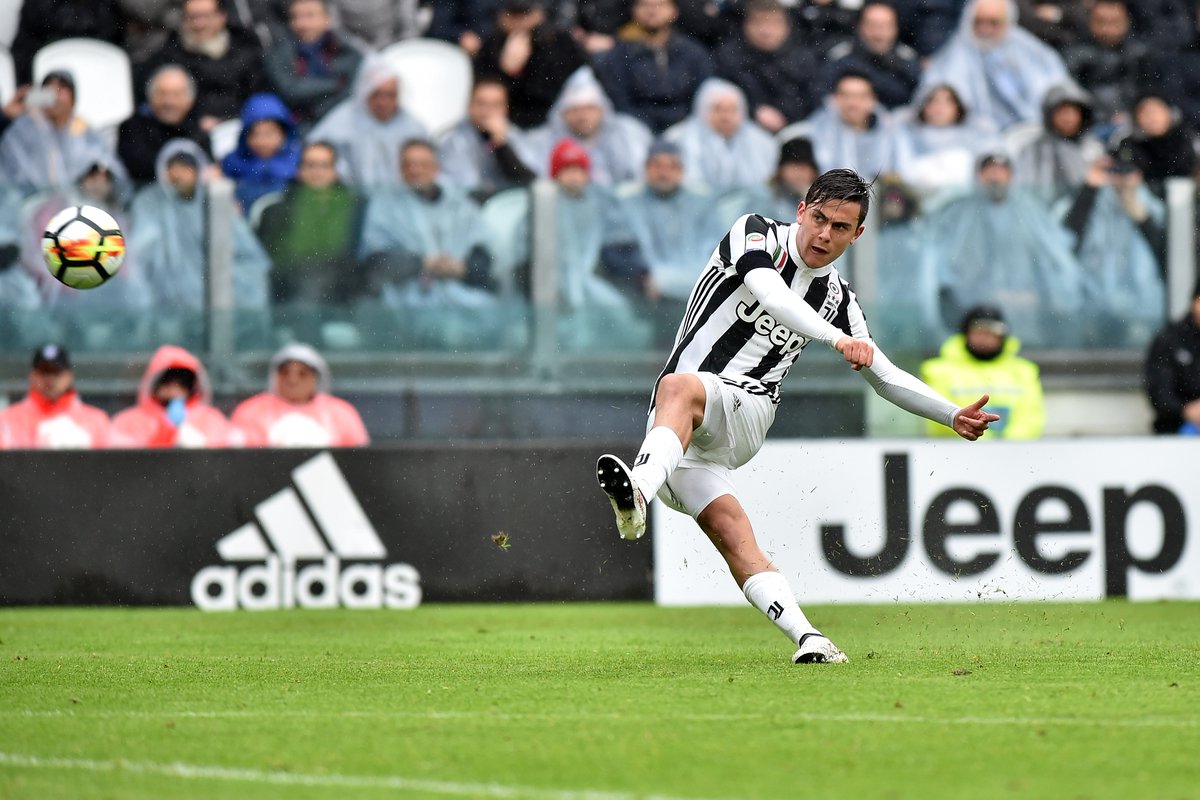 百步穿杨，迪巴拉已为尤文打进8个直接任意球