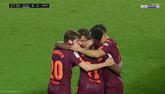 GIF：登贝莱右路传中，库蒂尼奥破门！