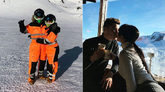 享受甜蜜时光，C罗与乔治娜滑雪泡温泉尽情放松