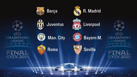 欧冠八强出炉：<a href=https://www.310bf.com/tags-%E8%A5%BF%E7%94%B2-0.html target=_blank class=infotextkey>西甲</a>三队、<a href=https://www.310bf.com/tags-%E8%8B%B1%E8%B6%85-0.html target=_blank class=infotextkey>英超</a><a href=https://www.310bf.com/tags-%E6%84%8F%E7%94%B2-0.html target=_blank class=infotextkey>意甲</a>分别两队