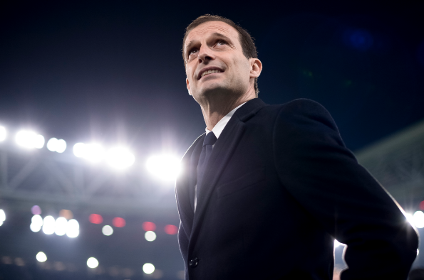 官方：尤文图斯主教练阿莱格里获得金板凳奖