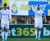 GIF：本泽马贝尔双双破门，皇马半场2-0领先
