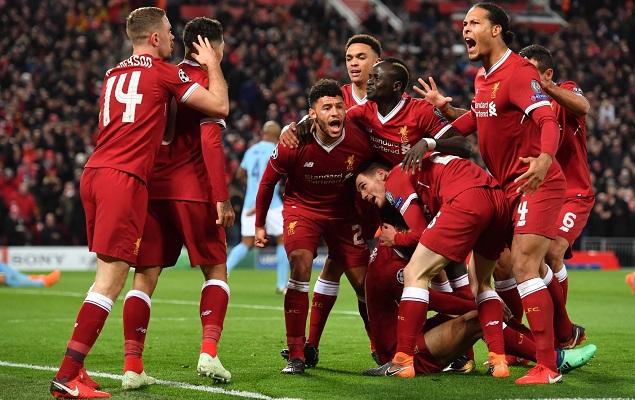 欧冠：萨拉赫传射后伤退张伯伦世界波，利物浦3-0曼城