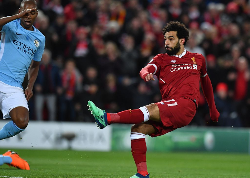 GIF：菲尔米诺助攻，萨拉赫推射首开纪录